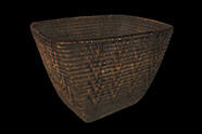 Rectangular storage basket