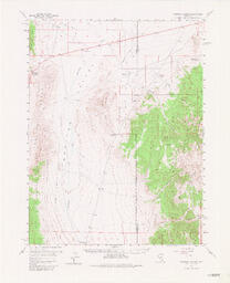 Hickison Summit  Quadrangle Nevada 15 Minute Series (Topographic