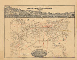 W. Rose's Revised Chart of the Comstock Mines and Sutro Tunnel, State of Nevada