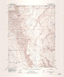 Disaster Peak Quadrangle Nevada-Oregon 15 Minute Series (Topographic)