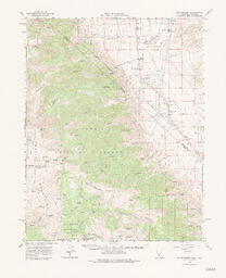 Mt. Barcroft Quadrangle California-Nevada 15 Minute Series (Topographic)