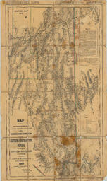 Map Showing Detailed Topography of the Country Traversed