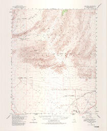 Gass Peak Quadrangle Nevada-Clark Co. 15 Minute Series (Topographic)