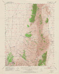 Eureka Quadrangle Nevada 15 Minute Series (Topographic)