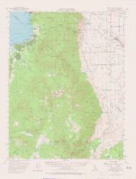 Freel Peak Quadrangle California-Nevada 15 Minute Series (Topographic)
