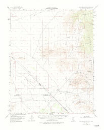 Shenandoah Peak Quadrangle Nevada-California 15 Minute Series (Topographic)