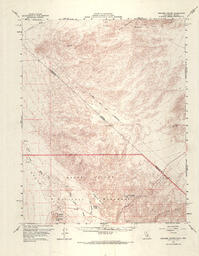 Ubehebe Crater Quadrangle California-Nevada 15 Minute Series (Topographic)