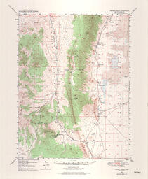 Garden Valley Quadrangle Nevada-Eureka Co. 15 Minute Series (Topographic)