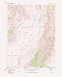 The Cedars Quadrangle Nevada-Lander Co. 15 Minute Series (Topographic)