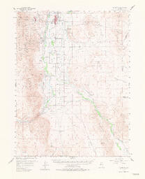 Yerington Quadrangle Nevada 15 Minute Series (Topographic)