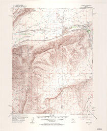 Dunphy Quadrangle Nevada 15 Minute Series (Topographic)