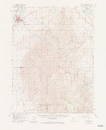 Winnemucca Quadrangle Nevada 15 Minute Series (Topographic)