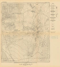 Geological Map of the Rochester District, Nevada