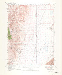 Crescent Valley Quadrangle Nevada 15 Minute Series (Topographic)