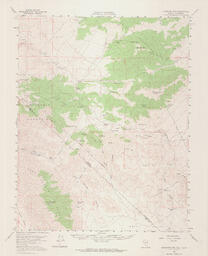 Magruder Mtn. Quadrangle Nevada - California 15 Minute Series (Topographic)