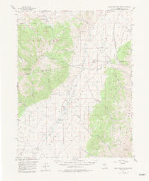North Shoshone Peak Quadrangle Nevada 15 Minute Series (Topographic)