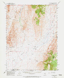 Cain Mountain Quadrangle Nevada 15 Minute Series (Topographic)