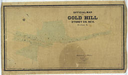Official Map of Gold Hill Storey Co. Nev. Section 2.