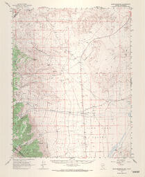 Davis Mountain Quadrangle Nevada- California 15 minute Series (topographic)