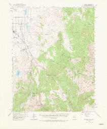 Mt. Siegel Quadrangle Nevada-California 15 Minute Series (Topographic)