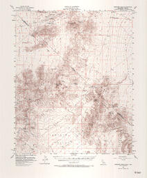 Crescent Peak Quadrangle California-Nevada 15 Minute Series (Topographic)