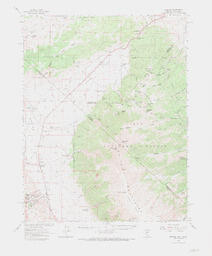 Benton Quadrangle, Nevada-California, 15-Minute Series (Topographic)