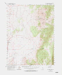 Cold Creek Ranch Quadrangle Nevada - White Pine Co. 15 Minute Series (Topographic)