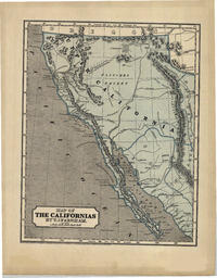 Map of the Californias by T.J. Farnham.