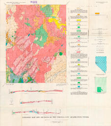 Geologic Map and Sections of the Virginia City Quadrangle, Nevada
