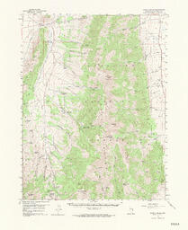 Schell Peaks Quadrangle Nevada-White Pine Co. 15 Minute Series (Topographic)