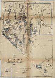Map of the State of Nevada to Accompany the Annual Report of the Commissioner General Land Office