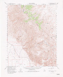 Grapevine Peak Quadrangle Nevada-California 15 Minute Series (Topographic)