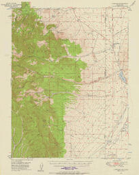 Garrison Quadrangle Nevada-Utah 15 Minute Series (Topographic) 