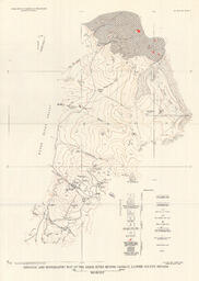 Geological and Topographic Map of the Reese River Mining District, Lander County, Nevada