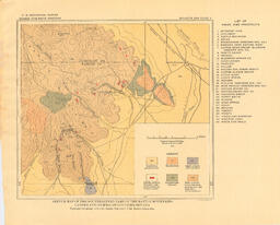 Sketch Map of the Southeastern part of the Battle Mountains Lander and Humboldt counties, Nevada