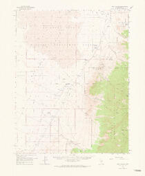 Troy Canyon Quadrangle Nevada-Nye Co. 15 Minute Series (Topographic)