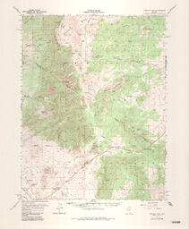Currant Mtn. Quadrangle Nevada 15 Minute Series (Topographic)