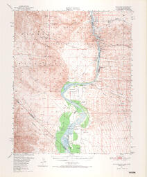Davis Dam Quadrangle Nevada- Arizona- California 16 minutes Series (Topographic)