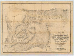 Map of Virginia, Gold Hill, Devils Gate, American Flat, Gold & Silver Mining Districts. State of Nevada.